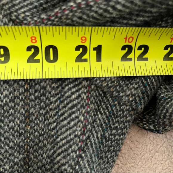 Vintage Pendleton Suede & Tweed Sport Coat/Suit Jacket/Blazer-Gray Wool-Men’s 44 - Picture 10 of 12